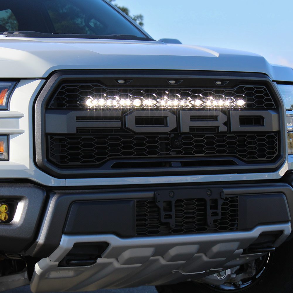 Ford S8 30 Inch Grille Upper Light Bar Kit Ford 2017-20 F-150, NOTE: Raptor