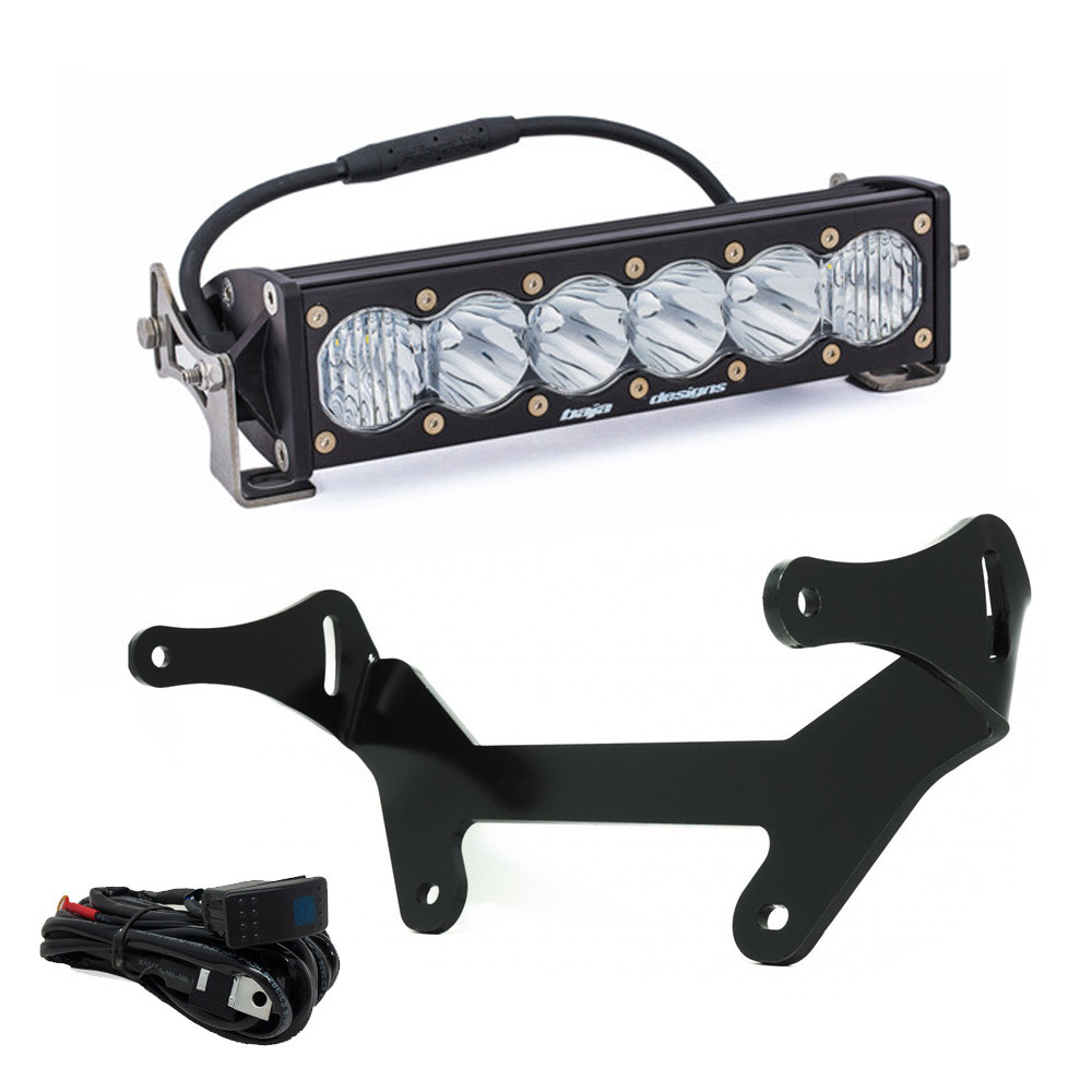 Can-Am OnX6+ LED 10 Inch Shock Mount Light Bar Kit - Can-Am 2017-24  Maverick X3