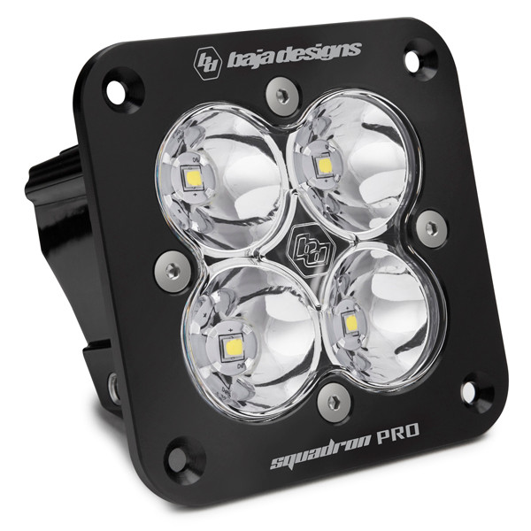 Squadron Pro Black Flush Mount LED Auxiliary Light Pod