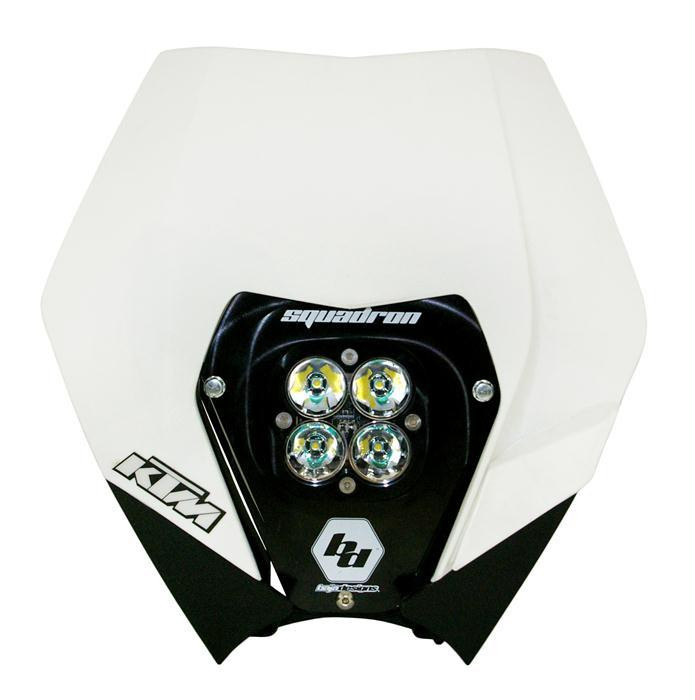 KTM Squadron Sport (D/C) Headlight Kit w/ '08-13 Shell - KTM 2011-13 250  SX-F/250 XC-F/250 XCF-W; 2012-13 350 EXC-F; 2011-13 350 SX-F/350 XC-F;  2012-13 350 XCF-W; 2008-12 450 XC-W; 2012-13 500 EXC 