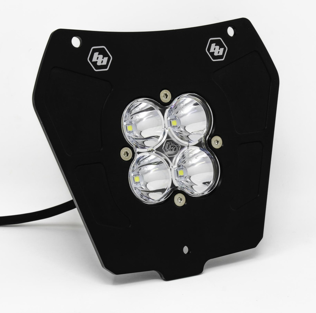 贈り物 Baja Designs Squadron Sport Motorcycle LED Race Headlight Black Shell 