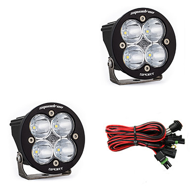 Baja Designs 587815 - Squadron-R Sport Black LED Auxiliary Light